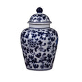 High Quality Hand Painted Ancient Chinese Blue White Porcelain Storage Tea for Tank Art Deco Design Ceramic & Porcelain Floor Va