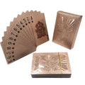 Customized Durable Waterproof Eco-Friendly Recyclable Gold Foil Printed Plastic PET Playing Cards for Board Games