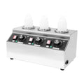 New Design Kitchen Appliances Triple Sauce Bottle Warmer Electric Food Sauce Warmer Cheese Warmer