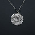 Dark Side of the Moon with Osmanthus Tree Pendant Necklace for Men and Women Commemorative Jewelry Accessories