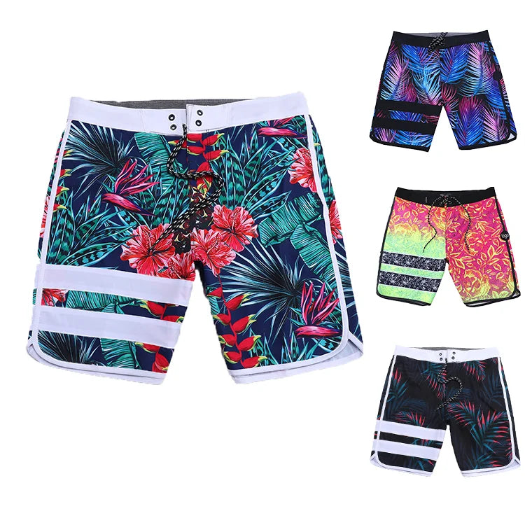Create Your Design Private Label Beach Shorts Lining Quick Dry Men Shorts Swim Shorts Double With Pocket