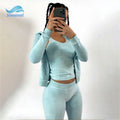 Summer Terry Towel Fabric Custom Design Logo Vest Jacket Pant Set Jogging Suit Tracksuit 3pc Sets Women