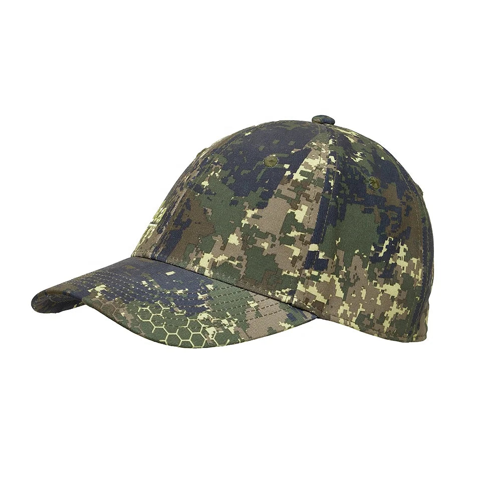 Custom Camo Pattern Hiking Snap Back Hat Outdoor Sport Tactical Hunting Safari Hat