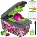 TOALLWIN New Product Essential Kitchen Gadget Manual Hand Food Chopper Oinion Slicer Veggie Dicer  Mandoline Slicer Vegetable Chopper Cutter
