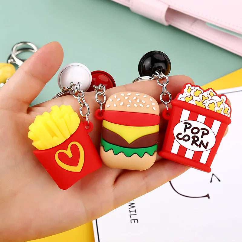 Korean Style Creative Cute Personalized Key Pendant Cartoon Key Chain Bag Accessories Men's and Women's Car Key Ring