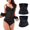 Wholesale Plus Size Breathable Steel Bone Latex Waist Trainer Corset Waist Cinchers Body Slimming Sauna Sweat Belt Wrap Sheath