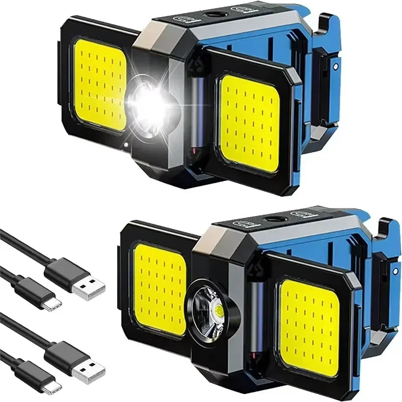 Howlighting Mini Aluminum Portable Pocket IP65 Waterproof Magnetic Rechargeable High Power LED 6000K Daylight Keychain
