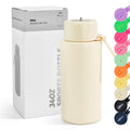 34oz RTS Powder Coated Double Wall Vacuum Insulated Stainless Steel Travel Tumbler for Handle Nozzle Cover Giveaways