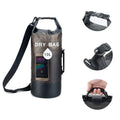 SP23-035 Waterproof Beach Bag Outdoor Transparent PVC Translucent Waterproof Dry Bag