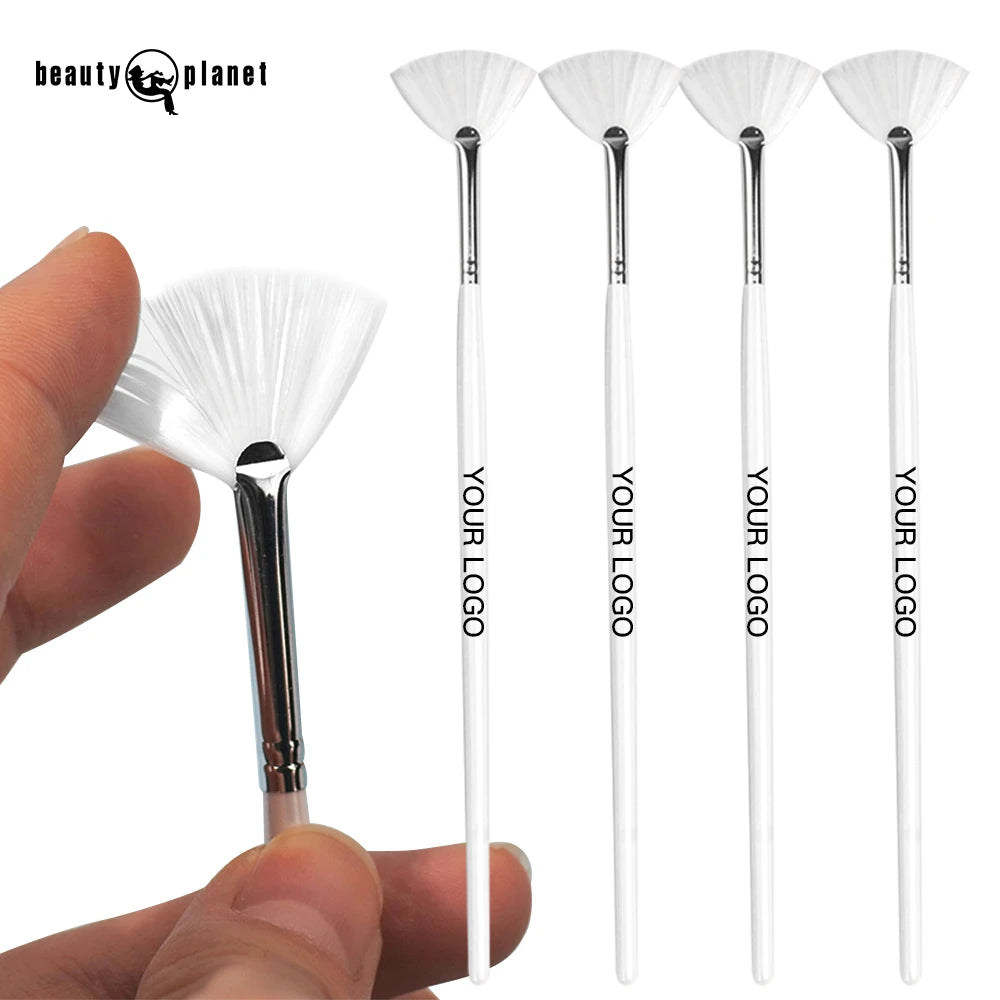 Beauty Planet Face Mask Facial Brushes for Esthetician Accessories Fluffy Fan Brush for Facials Mini Face Applic Mask Brush