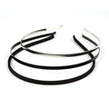 Handmade Hairband Fashion Mens Women Unisex Black Smooth Hair Head Hoop Band Sport Headband Hairband Hair Accessories