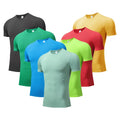Quick Dry Gym Clothes Breathable Training Tight Compression T Shirts for Men