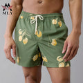 Men's Beach Shorts New Design Breathable Swim Trunks Printed Beach Shorts with Pockets Swim Trunks Men's