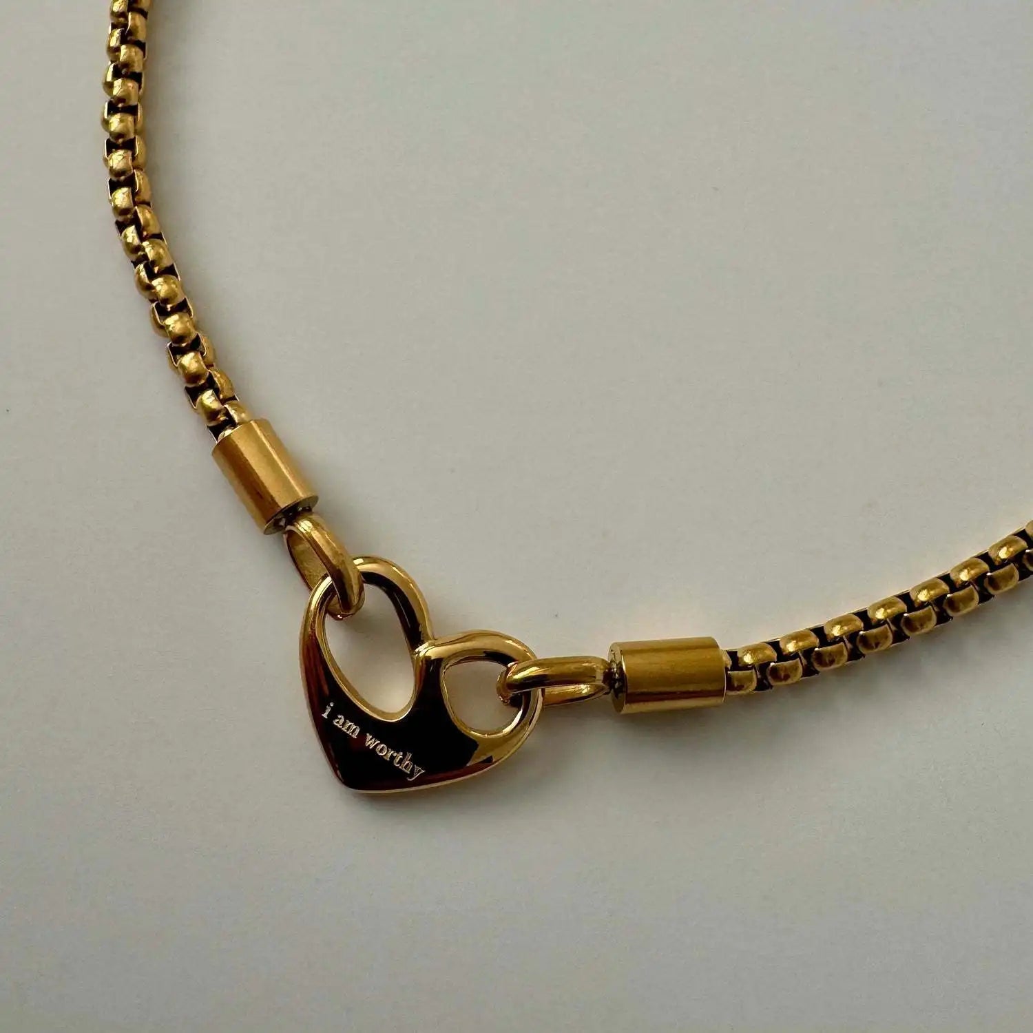 Stainless Steel Jewelry Plated 18k Pendant Necklace Fashion Luxury Double Side Heart Necklace for Women