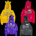 Custom Logo Heavyweight Sweatshirt Jogger Zip up Cropped 500gsm Acid Wash Double Hooded Zip up Hoodie