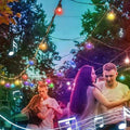 Waterproof S14 Bulb Light RGB Color Changing Outdoor Remote Controlled LED String Light for Holidays Decoration