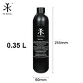 TUXING High Performance 0.35L Corrosion Resistance Round Bottom High Pressure 300bar 30mpa 4500psi Paintball Aluminum Air Tank
