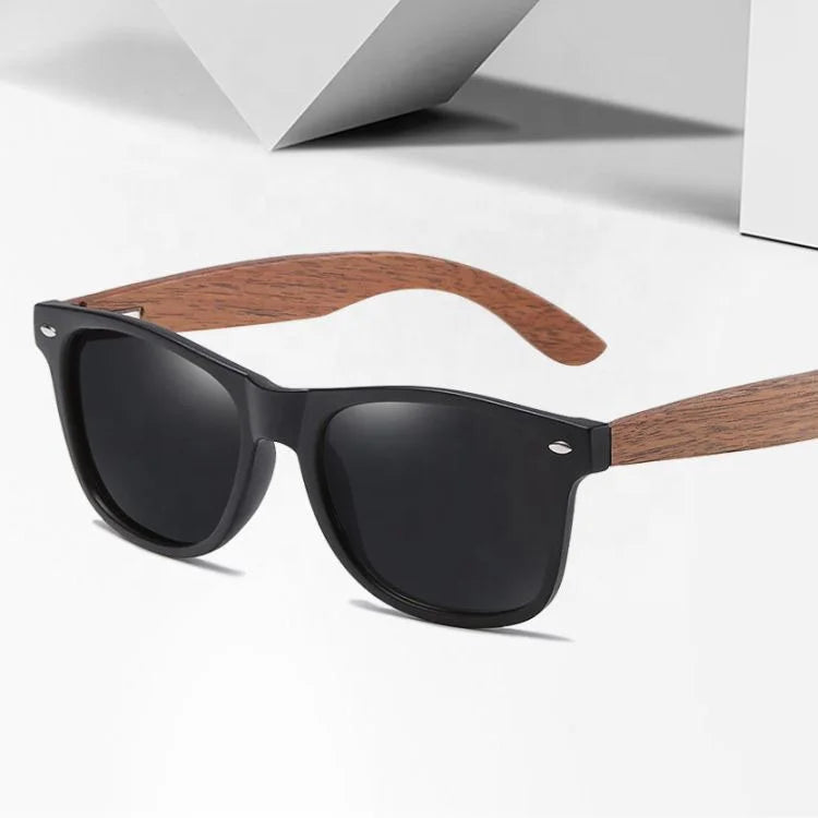 Wooden Polarized PC Wood Sunglasses for Women Men Sun Glasses River Occhiali Da Sole 2025 Uomo