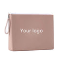 Factory Wholesale Customized Logo Waterproof Silicone Makeup Travel Cosmetic Bag Zipper Pouch for Lady