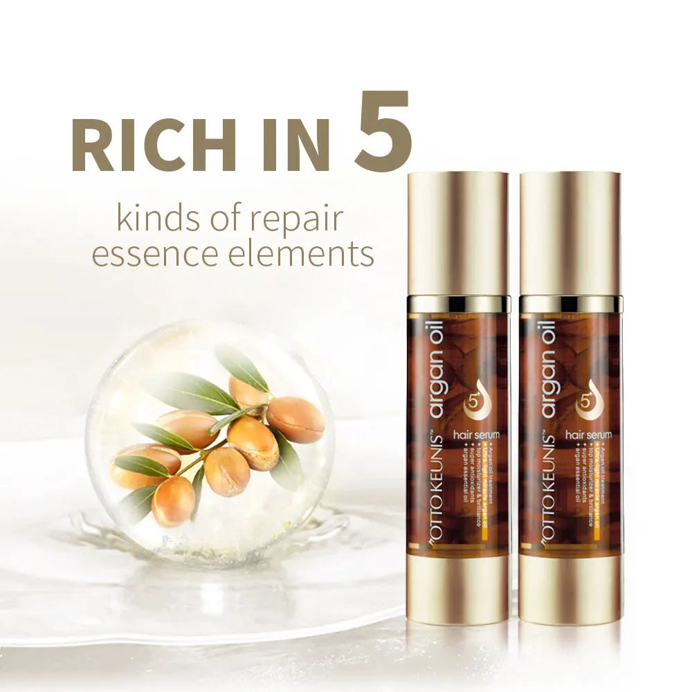 Private Label Best Heat protection Hair Growth Serum Repairing with Keratin and Argan Oil