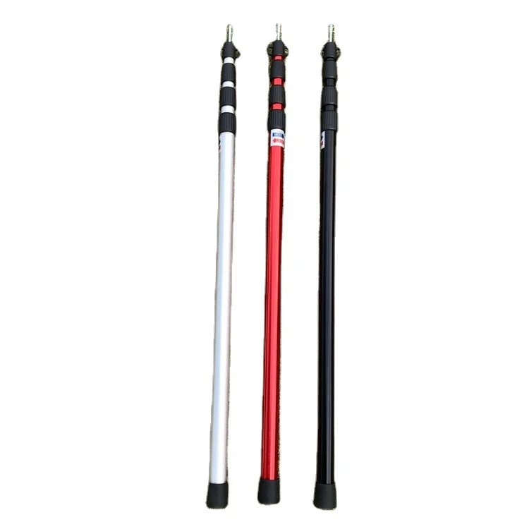 4sections Telescopic  Poles 90-280cm Dia 30mm/27mm/24mm/21mm Aluminum Poles for Tent