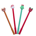 School Office Kawaii Christmas Gifts Cheap Plastic Gel Ink Pens Bulk with logo