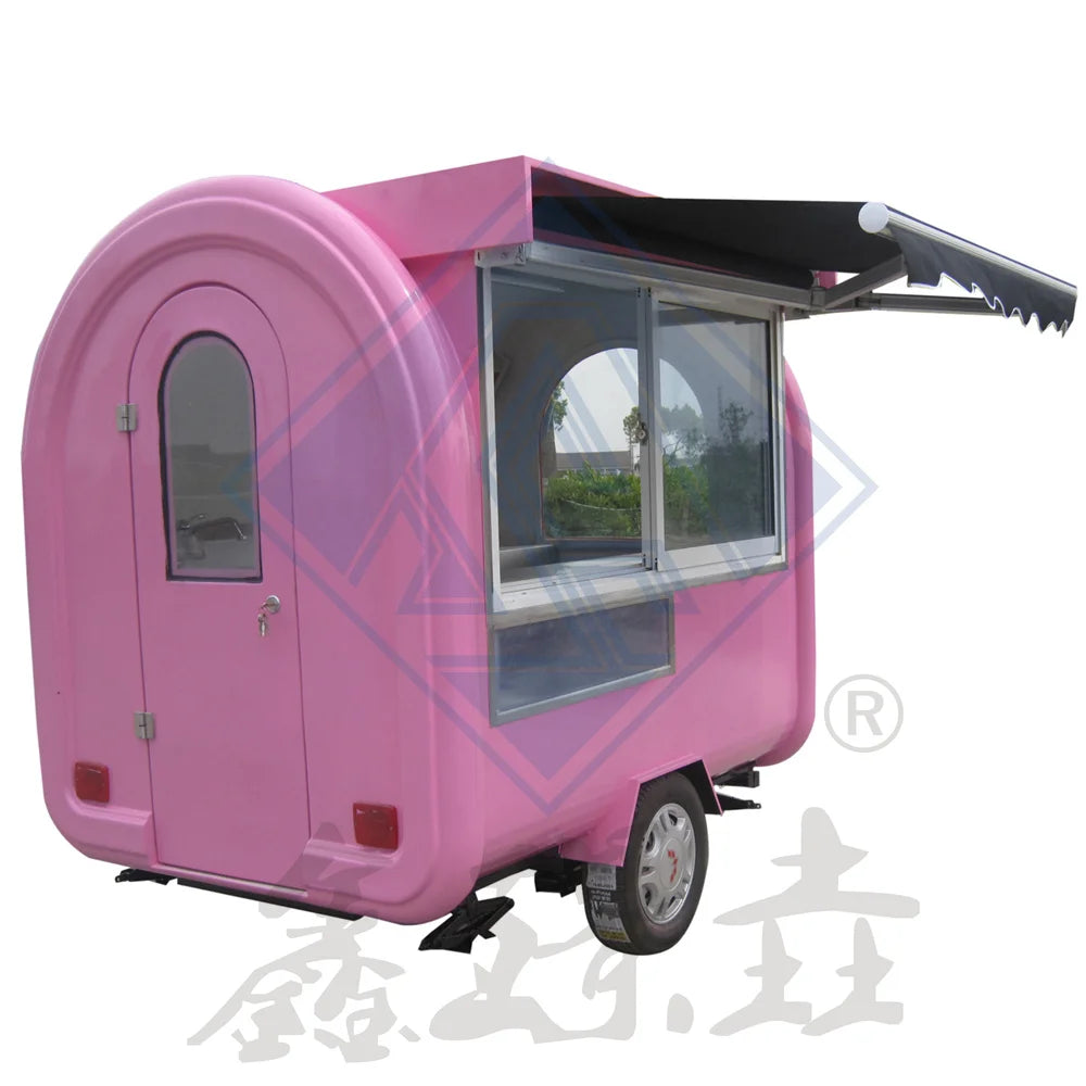 Electric Stall Snack Equipment RV Mobile Breakfast Catering Vehicle Commercial Barbecue Food Fast Food Cart