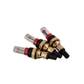 Brass Nickel Plated Manifold Valve Water Floor Heating System Regulating Flow Meter GLAM GL-F1001 1/2'' OEM Customizable