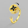 Korean Style Ring Women's Fashion Luxury Finger Ring Simple Temperament Versatile Jewelry