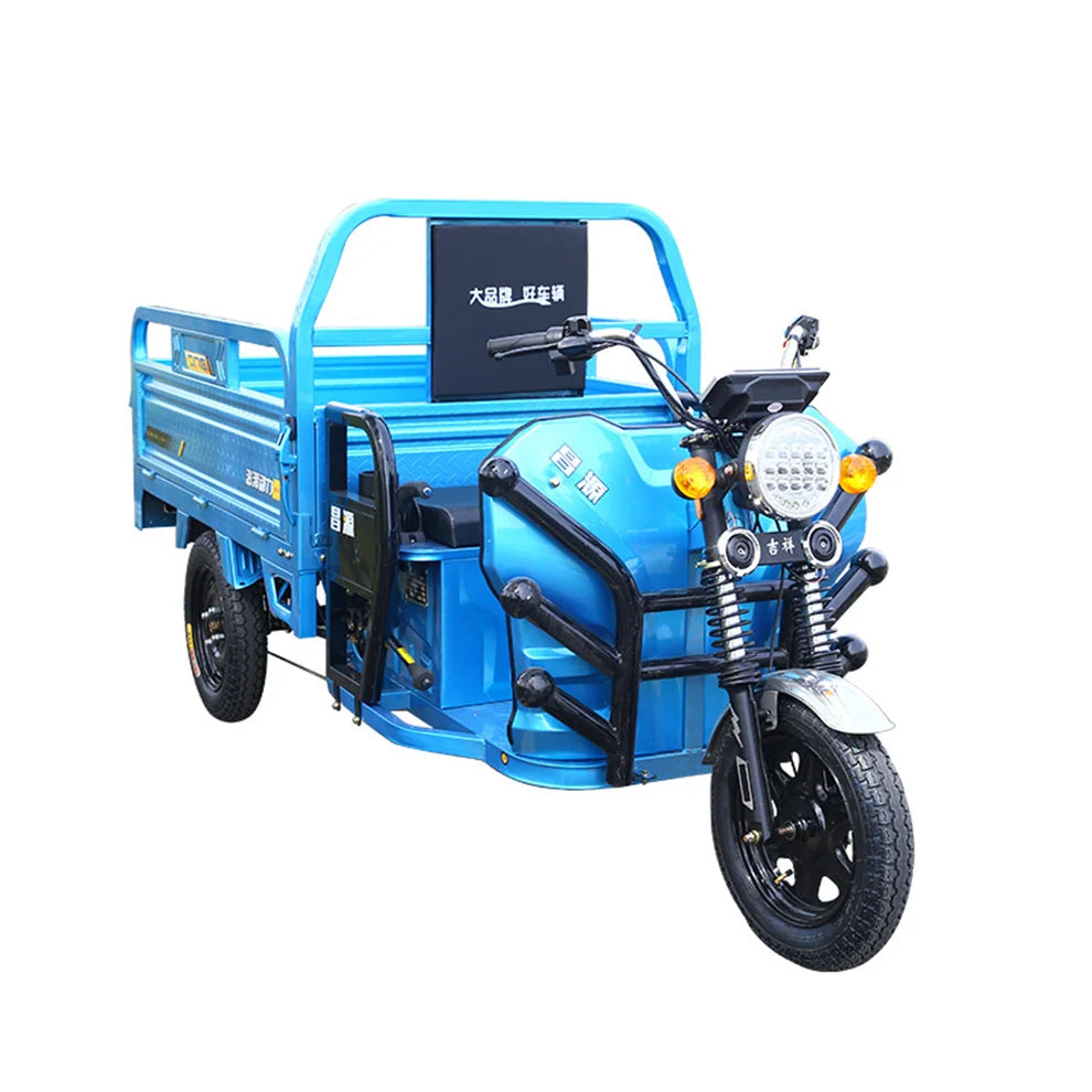1000W & 1200W Wheel Electric Tricycle with Solar Panel Adult Electric Cargo & Utility Trailers for Sale
