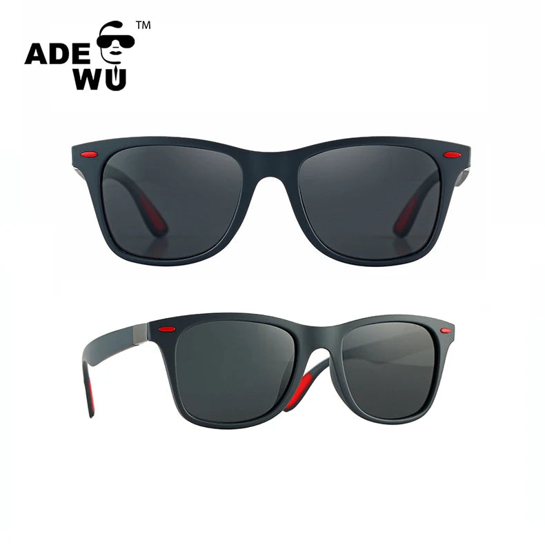 ADE WU STYZ4195 Square Frames Sunglasses Brand Designer Women men Sun Glass Polarized Trendy Sunglasses UV400 Gafas De Sol