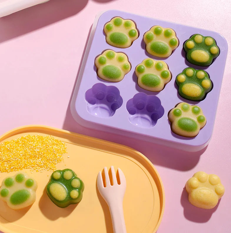 Cartoon Cute Silicone Mold Chocolate Drop Glue Candy Pudding Complementary Food Cake Mold