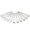 Factory Direct 2.35 mm Wool Wheel Round Cylindrical Bullet Type Metal Wool Grinding Head Polished Handle Jewelry Tools Equipment