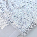 Nanyee Textile All Over Embellished Sequins in Silver for Party Events Table Covers Decor