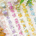 2m/rolls PET Tape Ins Flower Hand Account DIY Material Decoration Loop Stickers Wind Legend Letter Series 6 Rubber Masking MegaBDM