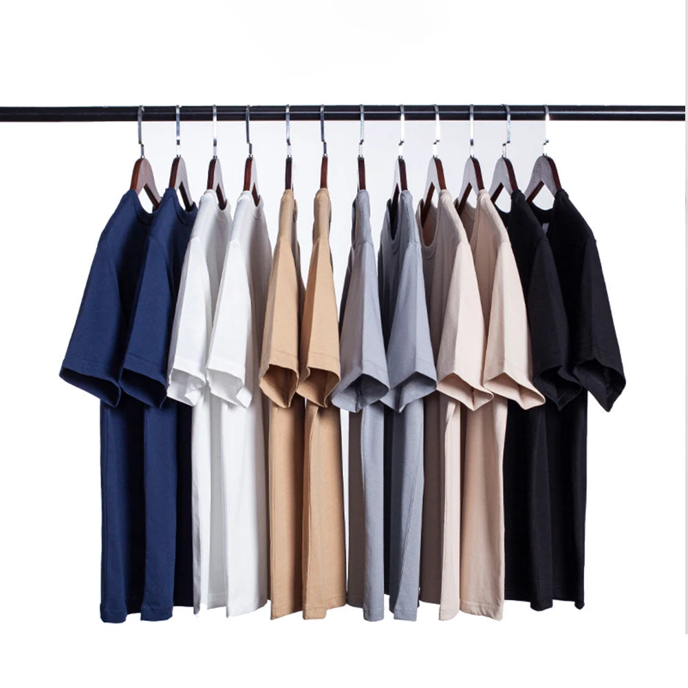 Wholesale High Quality Eco Friendly Men's T Shirts White Shirt Custom Printing Sublimation Tshirts Blanks Oversized T-shirts