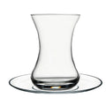 Vintage Turkish Coffee Cups Glass Turkish Tea Set Cups and Saucers with Lid