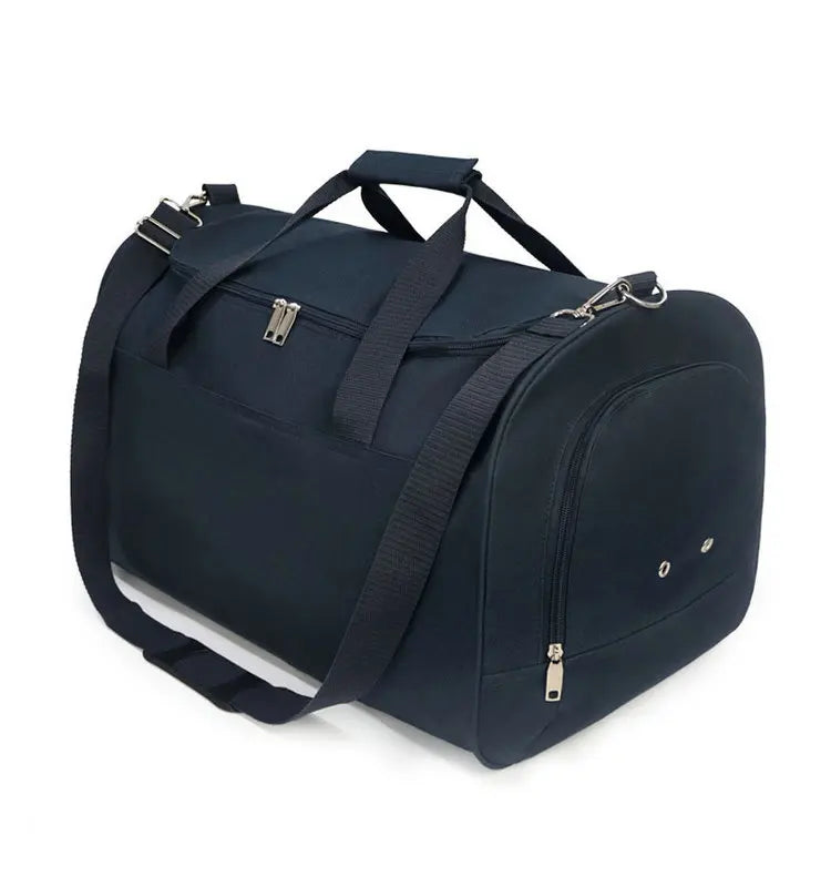 Custom Foldable Zipper Garment Train Gym Duffel Luggage Waterproof  Outdoor Travel  Sport Tote Shoulder Bag for Men Women Other