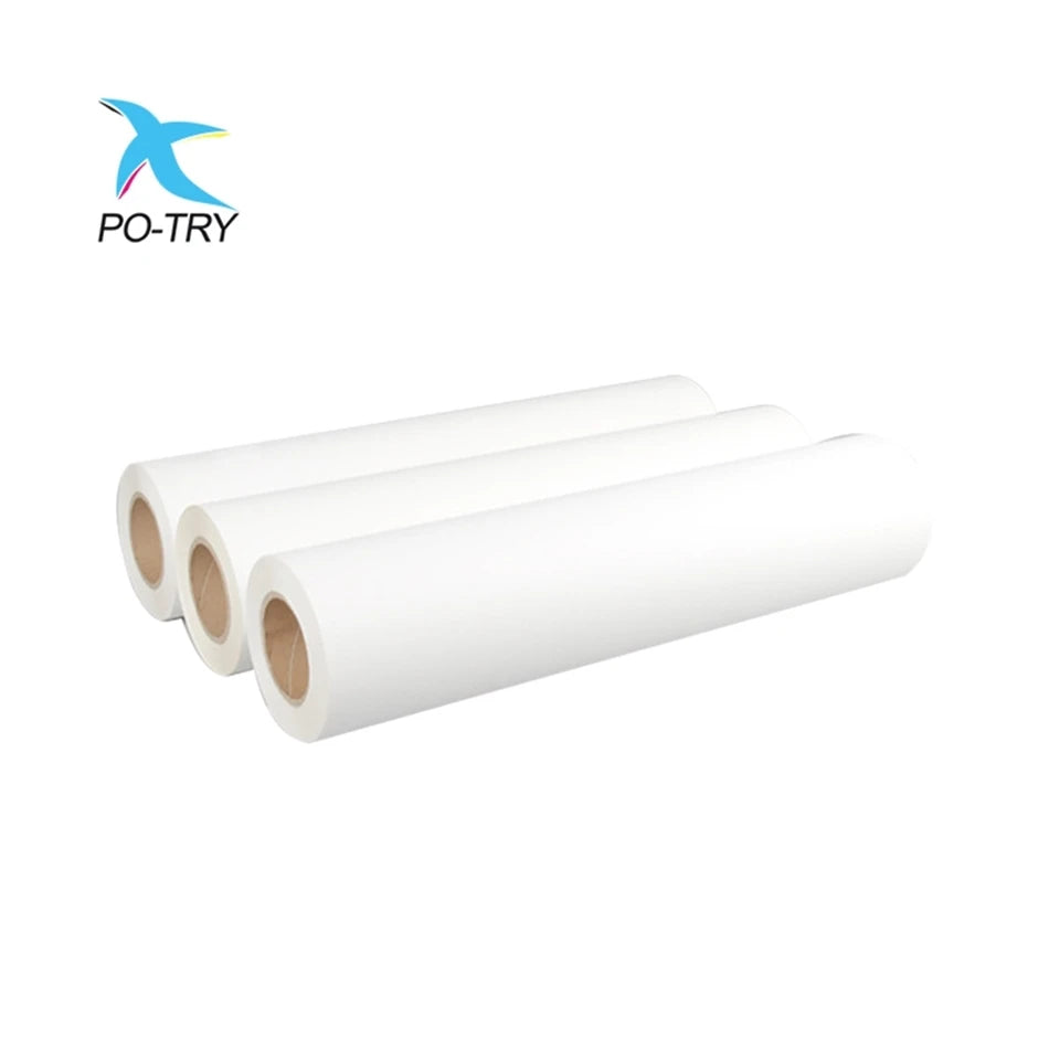 PO-TRY DTF Film Heat Transfer Printing PET Film Roll 30cm Cold Peel and Hot Peel