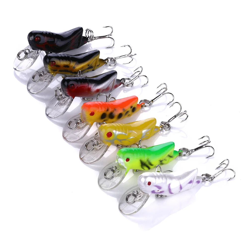 HENGJIA Fishing Lure Fish Tackles for Freshwater Fishing Lures 4.5CM 4.1G  Artificial Soft Bait