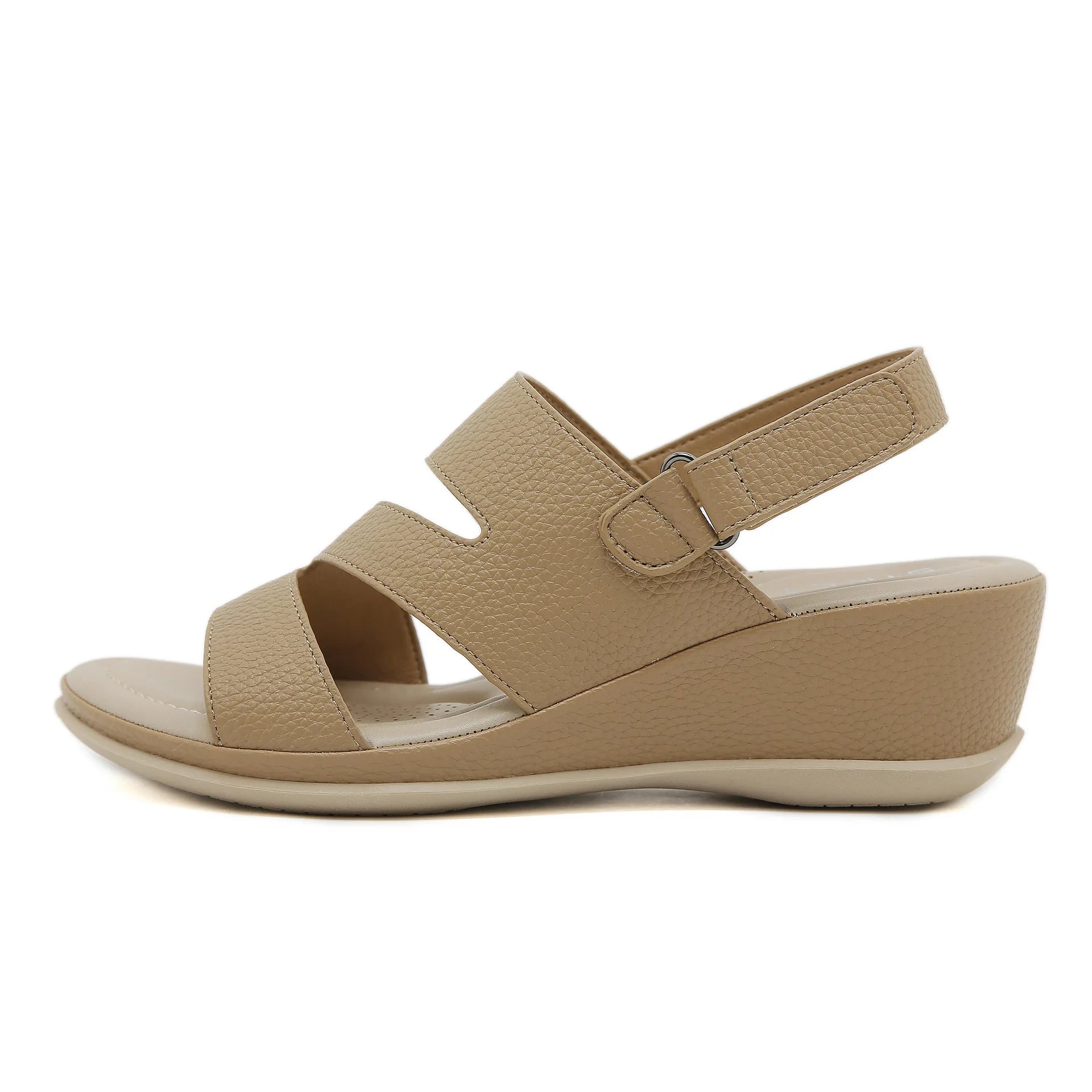 Women's Comfortable Trendy Flat Sandals Simple Beach Ladies Sandals Stretch Breathable Ladies Casual Shoes Walking Style Shoes