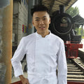 CHECKEDOUT 2025 New Style Chef Clothes With Long Sleeve Fashion Chef Uniform Jacket and Coat for Restaurant Uniforme Chef MegaBDM