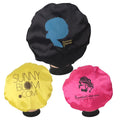 High Quality Night Sleeping Hair Cap Custom Logo Elastic Band Satin Bonnets