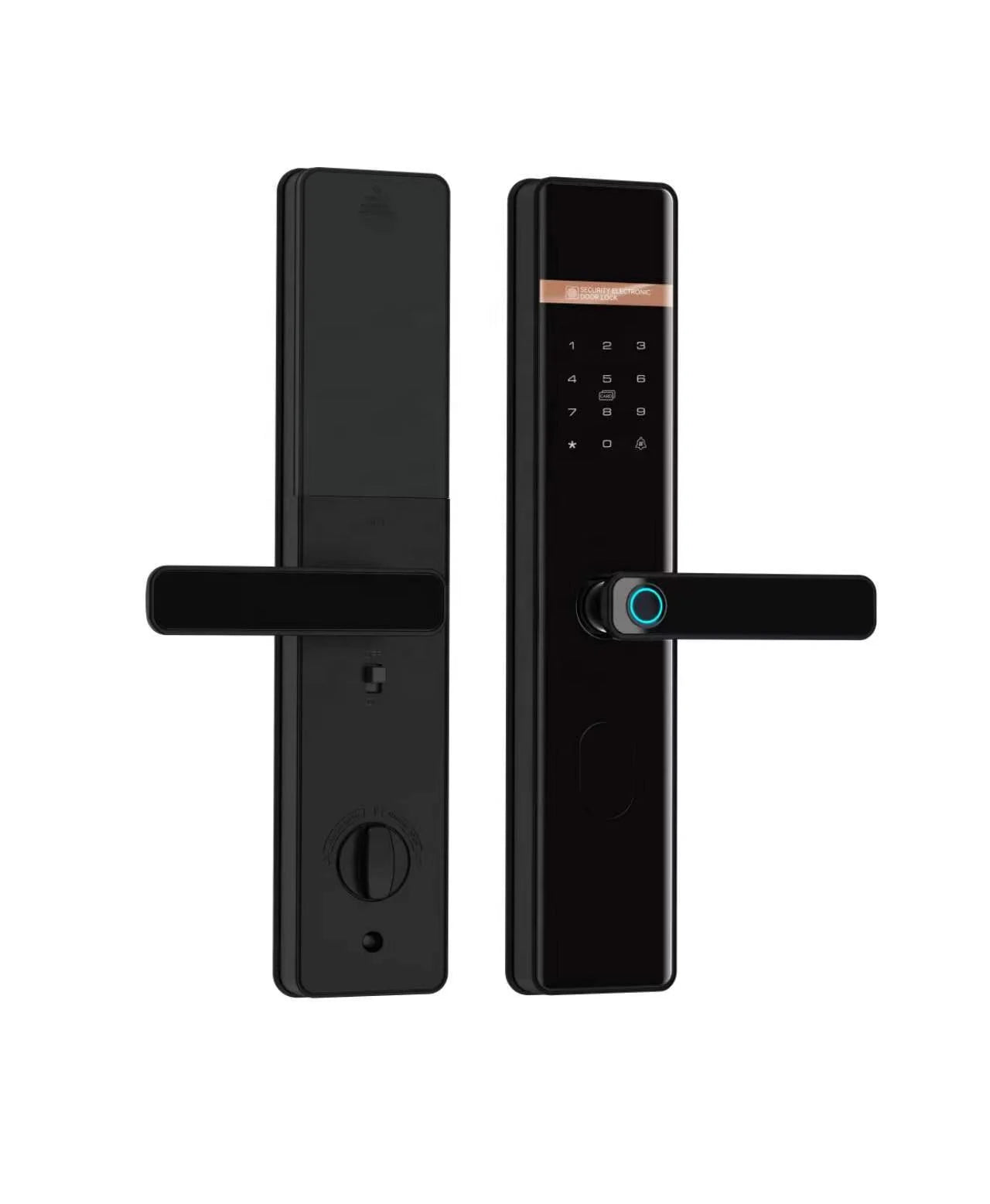 One Grip Opens Smart Lock Latch Door Lock Fingerprint Password Card Key Unlock Ways Lock