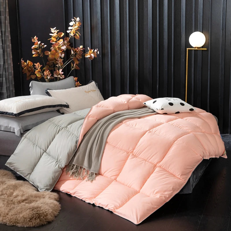 Luxury Hotel Cotton Quilt Quilted Comforter Duvet Insert Duvet Goose Down Feather Duvet
