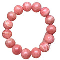 Natural Rhodochrosite Beads Bracelet Fashionable Simple Women's Natural Stone Bracelet