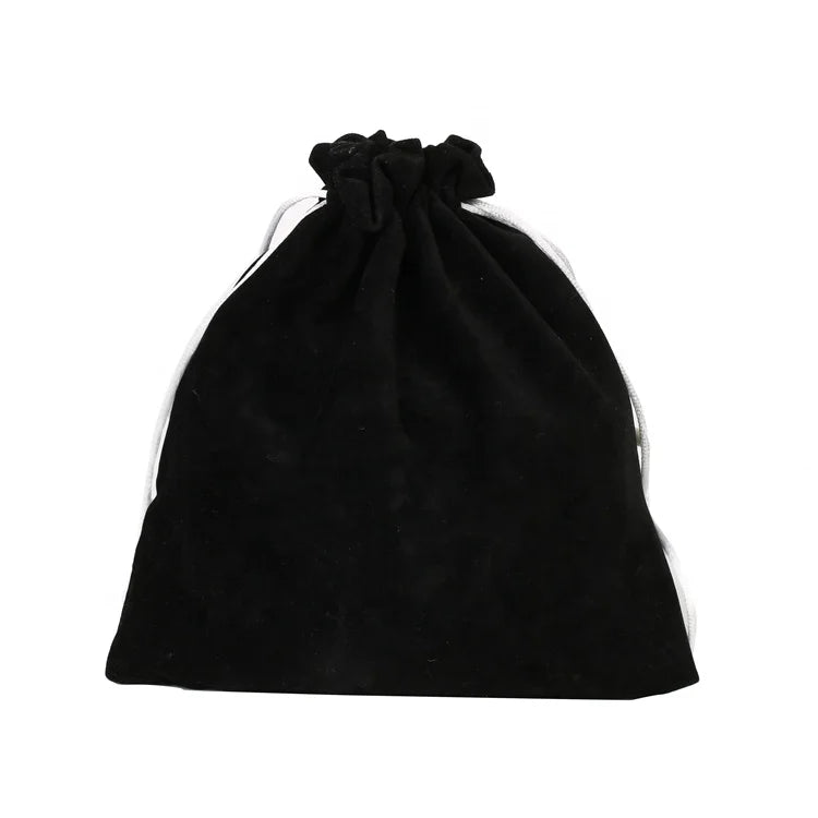 Wholesale Personalized Large Suede Gift Jewelry Pouch Necklace Bag Velvet Flannel Drawstring Bags