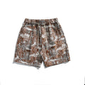 Trendy Men's Casual Sports Running  Floral Print Casual Summer Shorts Men