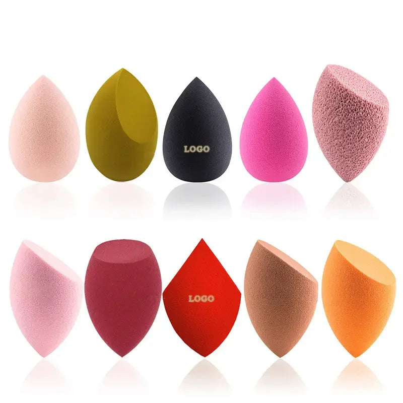 Custom Logo Soft Beauty Sponge Makeup Blender with Multi-Color Options Washable Egg Box-OEM/ODM Available