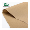 RTS Khaki T/C 80/20 Anti Tearing Plain Dyed Camouflage Ripstop Fabric for Garments and Tactical Gear